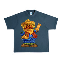 Midnight Navy scarecrow Urban Heavy Tee - FaDigitalArtStudio