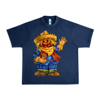Navy scarecrow Urban Heavy Tee - FaDigitalArtStudio