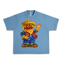 Pebble Blue scarecrow Urban Heavy Tee - FaDigitalArtStudio