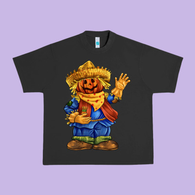 Scarecrow Urban Heavy Tee Designed By Fadigitalartstudio