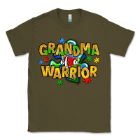 Army Green grandma of a warrior Classic Tee - Artiststas