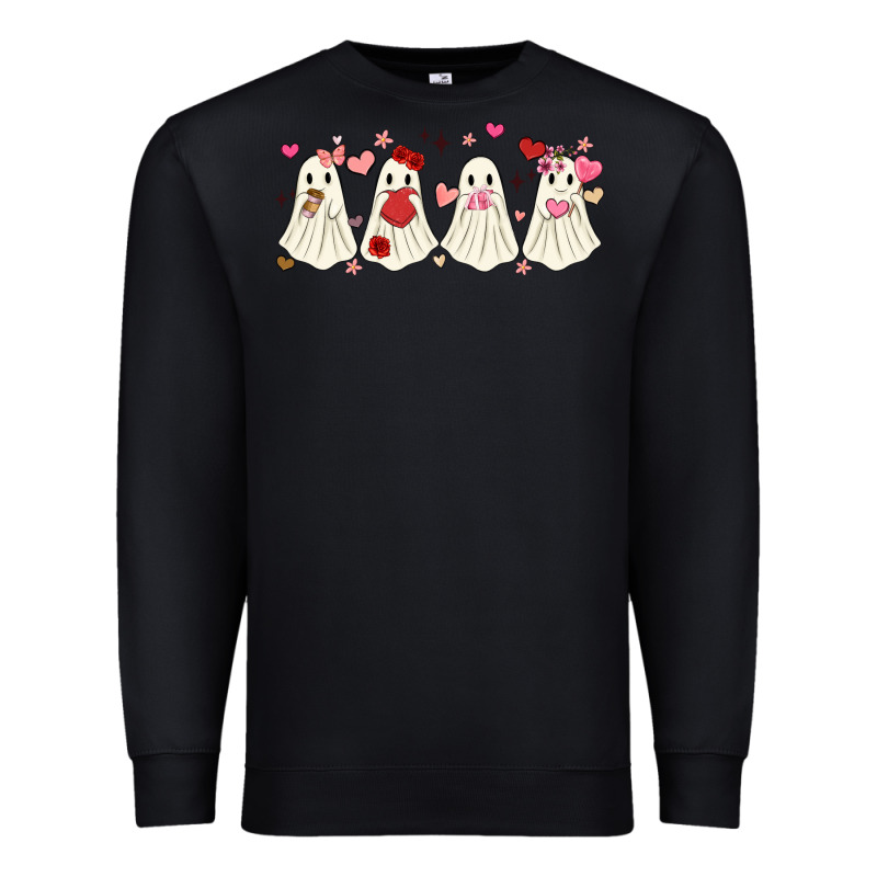 Valentines Day Ghost Premium Sweatshirt by MaliasSmallBusiness | Teevron