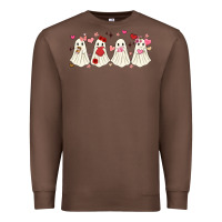 Chestnut valentines day ghost Premium Sweatshirt - MaliasSmallBusiness