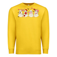 Lemon valentines day ghost Premium Sweatshirt - MaliasSmallBusiness