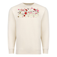 Sandshell valentines day ghost Premium Sweatshirt - MaliasSmallBusiness