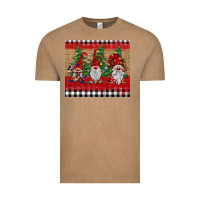 Vintage Coffee Christmas gnomes Vintage Tee - BarkalooDesign