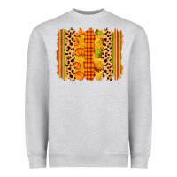 Heather Grey fall brushstroke Heavyweight Sweatshirt - Zillion Design Studio