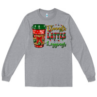 Heather Grey flannels lattes leggings Long Sleeve Tee - BundleAndBundleShop