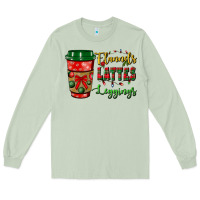 Matcha flannels lattes leggings Long Sleeve Tee - BundleAndBundleShop