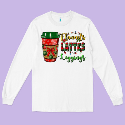 Flannels Lattes Leggings Long Sleeve Tee Designed By Bundleandbundleshop