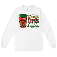 White flannels lattes leggings Long Sleeve Tee - BundleAndBundleShop