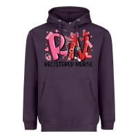 Plum rn registered nurse valentines day Heavyweight Hoodie - MaliasSmallBusiness
