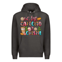 Smoke but first cafecito y chisme Premium Hoodie - LillyAllenDesigns