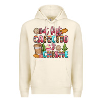 Tofu but first cafecito y chisme Premium Hoodie - LillyAllenDesigns