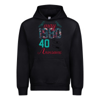 Black Made In May 1980 40 Years Of Being Awesome Urban Hoodie - Bettercallsaul