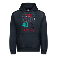 Navy Made In May 1980 40 Years Of Being Awesome Urban Hoodie - Bettercallsaul