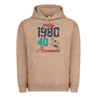 Pigment Burro Made In May 1980 40 Years Of Being Awesome Urban Hoodie - Bettercallsaul