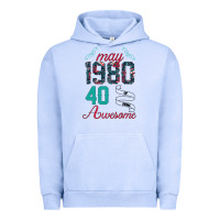 Pigment Grape Ice Made In May 1980 40 Years Of Being Awesome Urban Hoodie - Bettercallsaul
