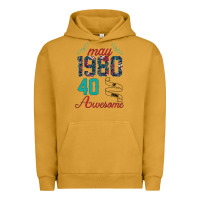 Pigment Peanut Butter Made In May 1980 40 Years Of Being Awesome Urban Hoodie - Bettercallsaul