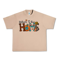 Burro welcome to our home Urban Heavy Tee - CowhideDigitalArt