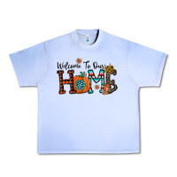 Grape Ice welcome to our home Urban Heavy Tee - CowhideDigitalArt