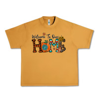 Peanut Butter welcome to our home Urban Heavy Tee - CowhideDigitalArt