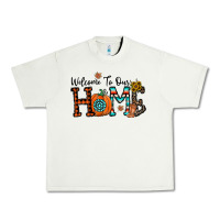 Pistachio welcome to our home Urban Heavy Tee - CowhideDigitalArt