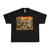 Black camouflage bunny background Urban Heavy Tee - BarkalooDesign