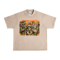 French Oak camouflage bunny background Urban Heavy Tee - BarkalooDesign