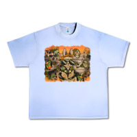 Grape Ice camouflage bunny background Urban Heavy Tee - BarkalooDesign