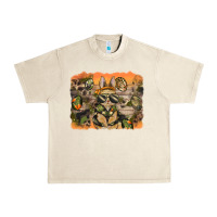 Sandshell camouflage bunny background Urban Heavy Tee - BarkalooDesign