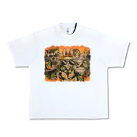 White camouflage bunny background Urban Heavy Tee - BarkalooDesign