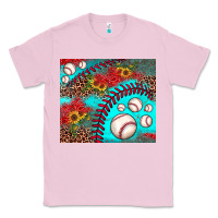 Bubblegum Pink baseball leopard turquoise sunflower Classic Tee - JahusDesignShop