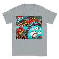 Heather Grey baseball leopard turquoise sunflower Classic Tee - JahusDesignShop