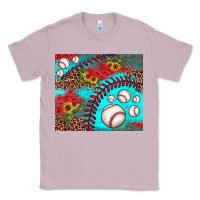 Lilac baseball leopard turquoise sunflower Classic Tee - JahusDesignShop