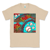Mushroom baseball leopard turquoise sunflower Classic Tee - JahusDesignShop