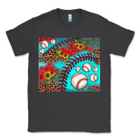 Smoke baseball leopard turquoise sunflower Classic Tee - JahusDesignShop