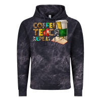 Cloud Black coffee teach repeat Vintage Hoodie - texasbilliewilder