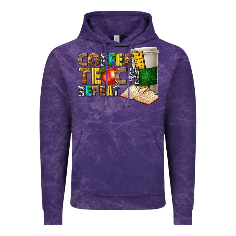 Coffee Teach Repeat Vintage Hoodie by texasbilliewilder | Teevron