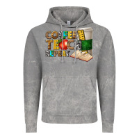 Cloud Rock coffee teach repeat Vintage Hoodie - texasbilliewilder