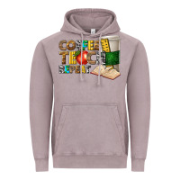 Vintage Zinc coffee teach repeat Vintage Hoodie - texasbilliewilder
