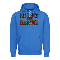 True Royal merry and bright Zipper Hoodie - AdoDesignShop
