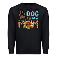 Black kinda busy being a dog mom Premium Sweatshirt - MaliasSmallBusiness