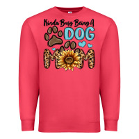 Cardinal kinda busy being a dog mom Premium Sweatshirt - MaliasSmallBusiness