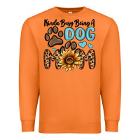 Carrot kinda busy being a dog mom Premium Sweatshirt - MaliasSmallBusiness