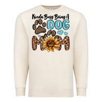Sandshell kinda busy being a dog mom Premium Sweatshirt - MaliasSmallBusiness