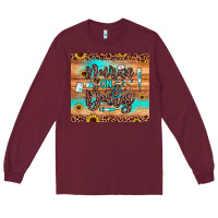 Burgundy nurse on duty Long Sleeve Tee - JahusDesignShop