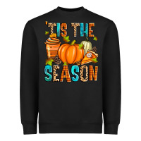 Black 'tis the season fall Heavyweight Sweatshirt - Zillion Design Studio