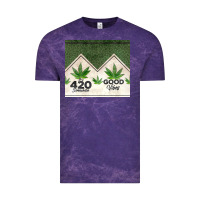 Cloud Purple 420 somewhere good vibes weed tumbler2 Vintage Tee - CTS Tumbler Store