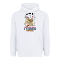 White a well read woman is a dangerous creature Heavyweight Hoodie - MaliasSmallBusiness